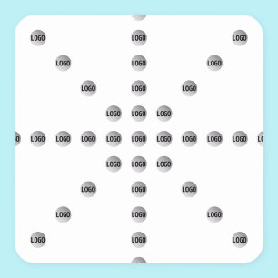 Sticker Carré Votre logo ou toute image téléchargée   Motif étoi