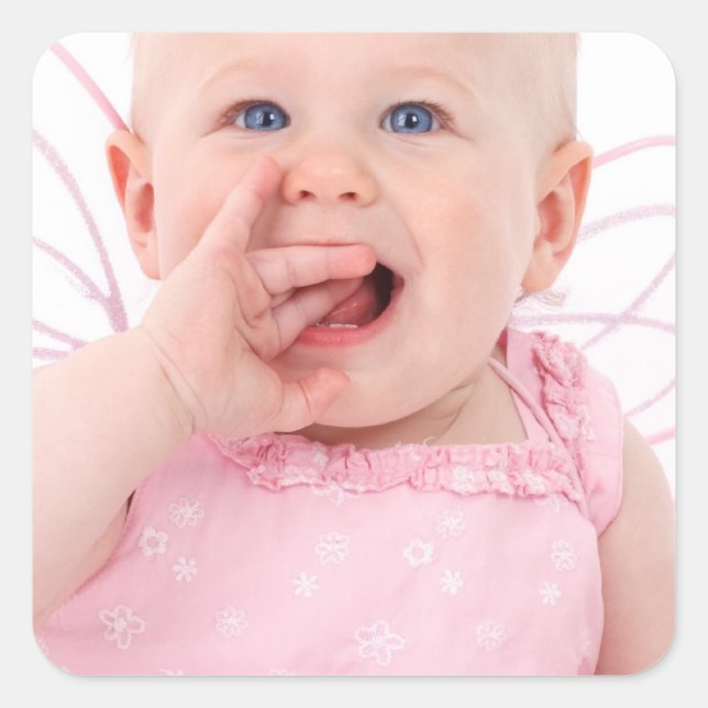 Sticker Carré Votre photo personnalisée (Devant)