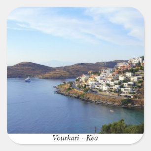 Sticker Carré Vourkari - Kea