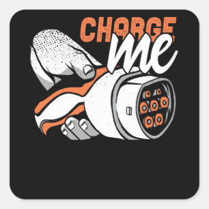 Sticker Carré Vous Avez Besoin D'Une Charge