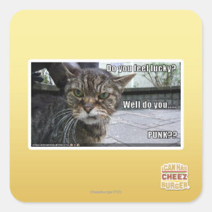 Sticker Carré Vous sentez-vous chanceux ?