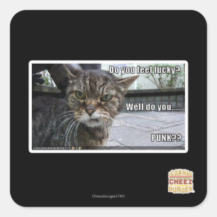 Sticker Carré Vous sentez-vous chanceux ?