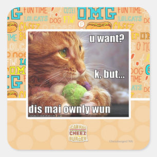 Sticker Carré Vous voulez ?