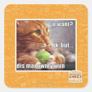 Sticker Carré Vous voulez ?