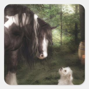 Sticker Carré Vous Voulez Jouer