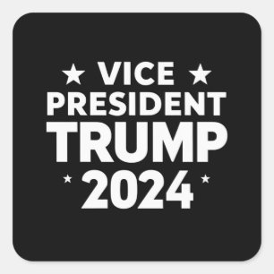 Sticker Carré VP Trump Funny Election Joe Biden Funny Citation