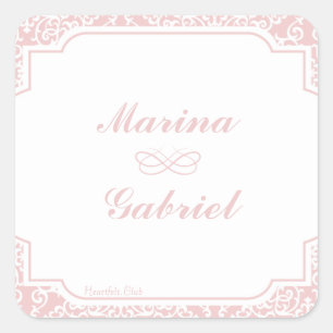 Sticker Carré Vraiment chevalets d'amour