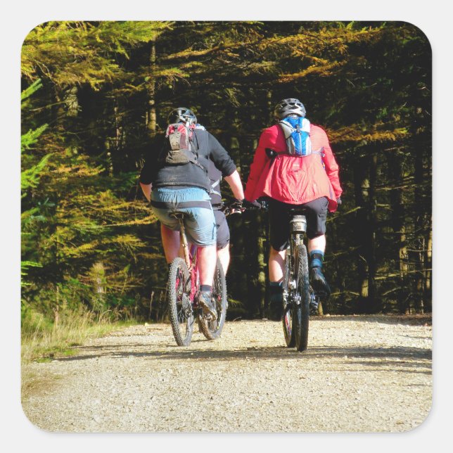 STICKER CARRÉ VTT (Devant)