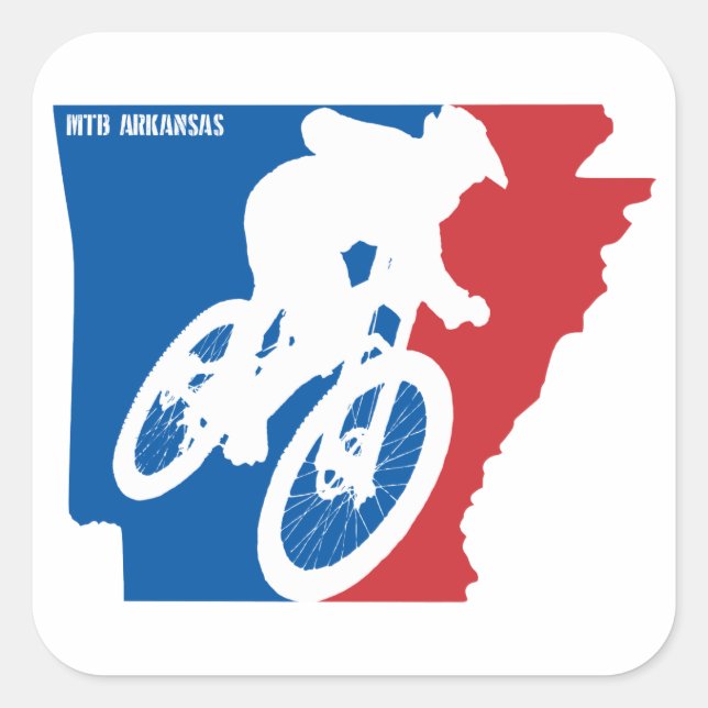 Sticker Carré VTT Arkansas (Devant)