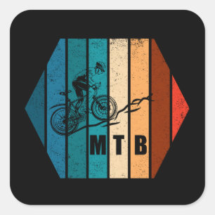 STICKER CARRÉ VTT VTT