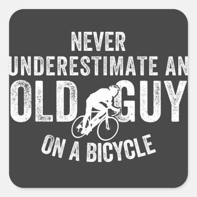 Sticker Carré VTT, VTT, mtb, aimant cyclable (Devant)