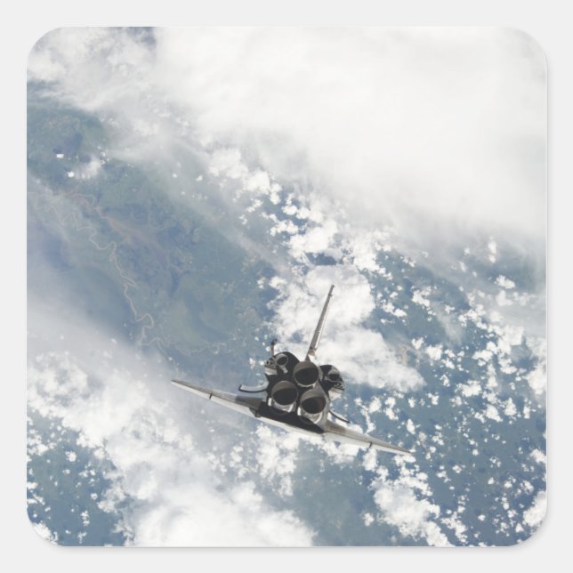 Sticker Carré Vue arrière des trois moteurs principaux (Devant)