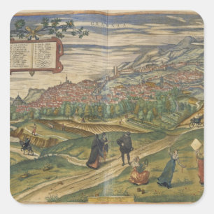 Sticker Carré Vue de Grenade