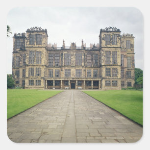 Sticker Carré Vue de Hardwick Hall