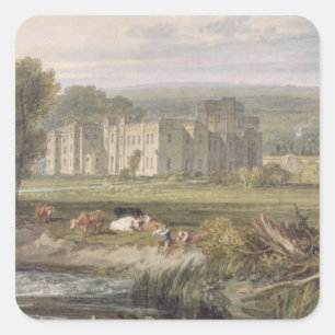 Sticker Carré Vue de Joseph Mallord William Turner de Hampton