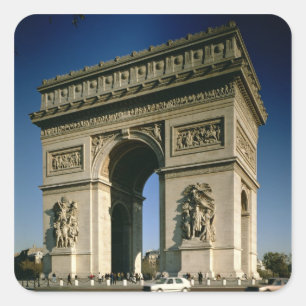 Sticker Carré Vue de la façade Est terminée 1806-86 (photo)