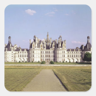 Sticker Carré Vue de la façade nord-ouest, 1519-46