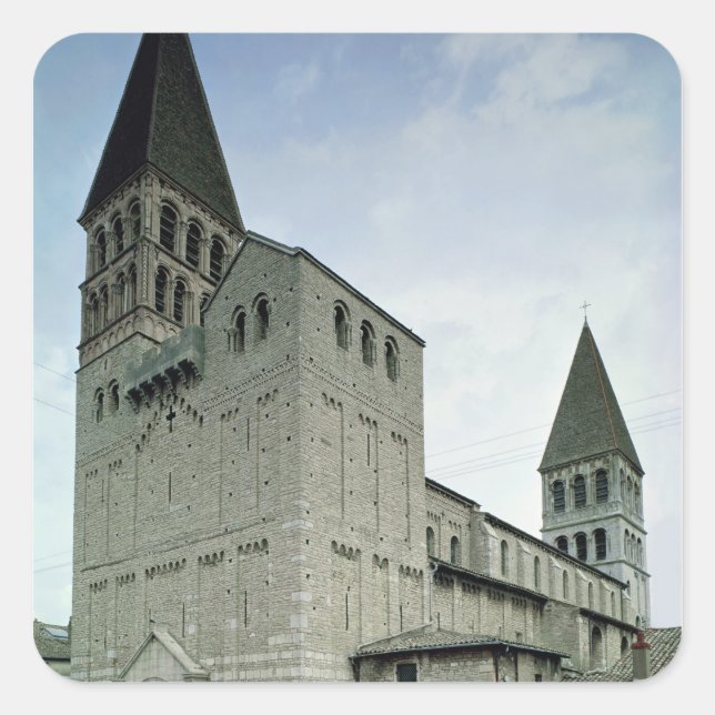 Sticker Carré Vue de la façade ouest, 10e-11e siècle (Devant)