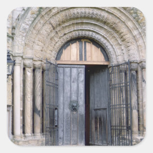 Sticker Carré Vue de la porte du nord de la cathédrale de Durham