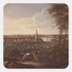 Sticker Carré Vue de l'Église du Saint-Esprit