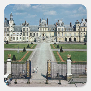 Sticker Carré Vue de l'extérieur