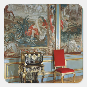 Sticker Carré Vue de l'intérieur de la troisième cabine de gra