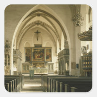 Vue de l'intérieur de l'église avec
