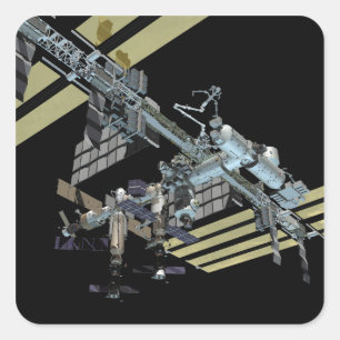 Sticker Carré Vue générée par ordinateur 12