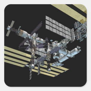 Sticker Carré Vue générée par ordinateur 14