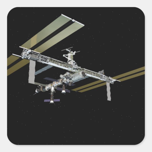 Sticker Carré Vue générée par ordinateur 21 (Devant)