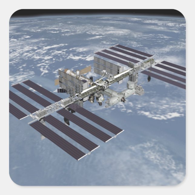 Sticker Carré Vue générée par ordinateur 27 (Devant)