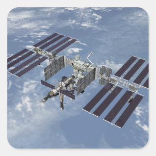 Sticker Carré Vue générée par ordinateur 3