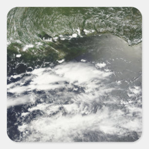 Sticker Carré Vue satellite d'huile coulant 2