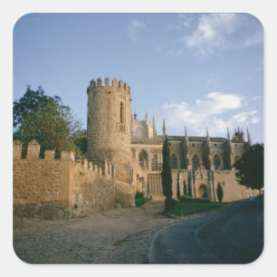 Sticker Carré Vue sur la ville