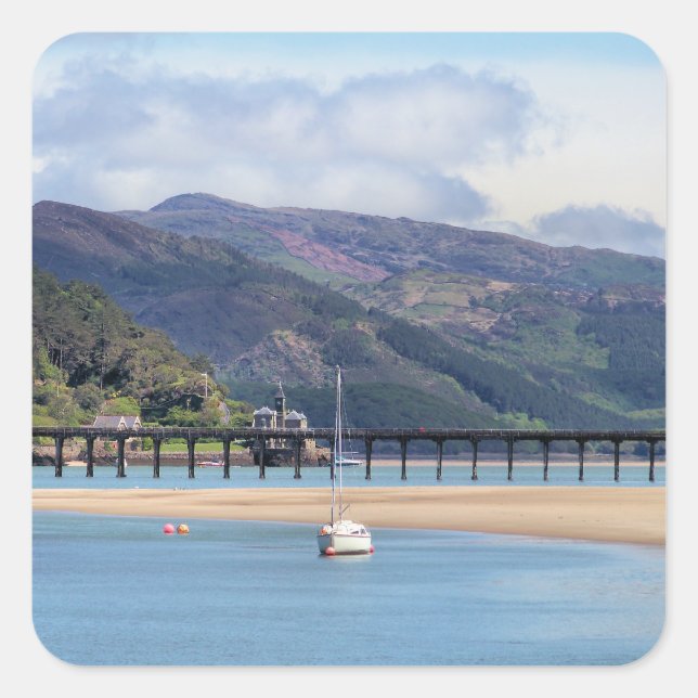 STICKER CARRÉ VUES DES ALLES (Devant)