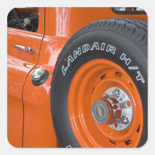 Sticker Carré WA, Seattle, collecte classique