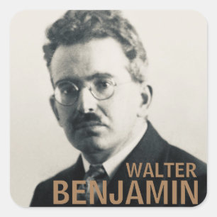 Sticker Carré Walter Benjamin