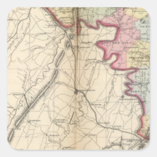 Sticker Carré Washington