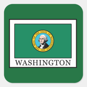 Sticker Carré Washington