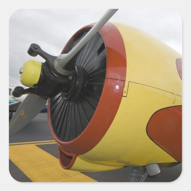 Sticker Carré Washington, Olympia, Salon militaire. (Devant)