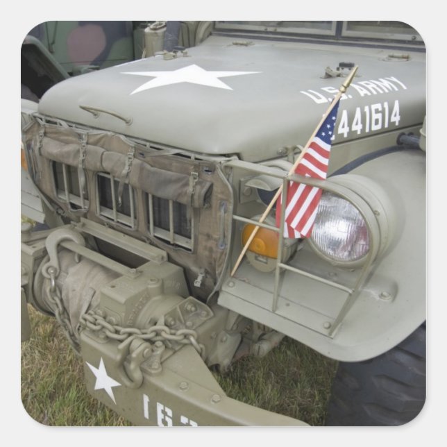 Sticker Carré Washington, Olympia, Salon militaire. 2 (Devant)