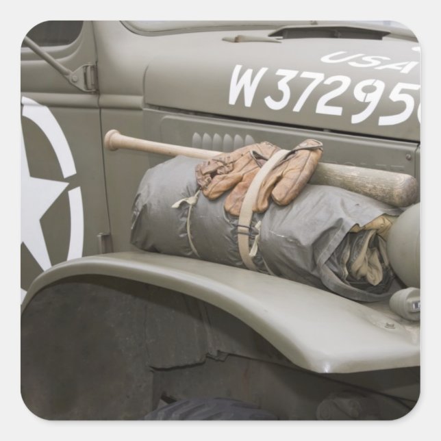 Sticker Carré Washington, Olympia, Salon militaire. 7 (Devant)