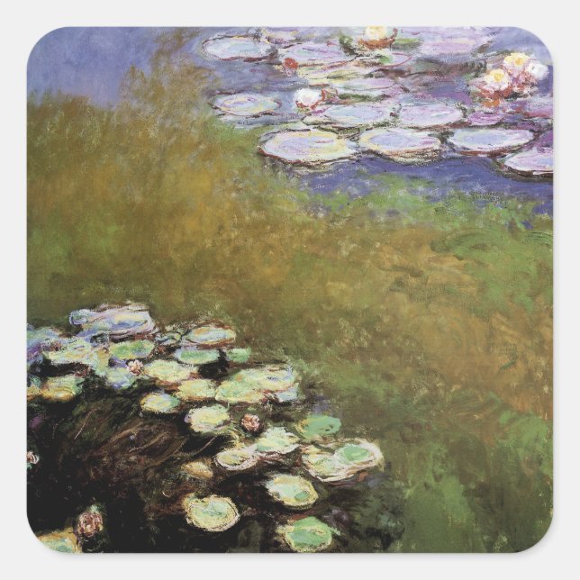 Sticker Carré Water-Lillies, 1914-17 (Devant)