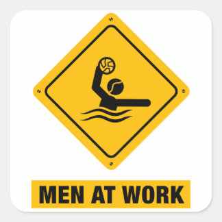 Sticker Carré Waterpolo
