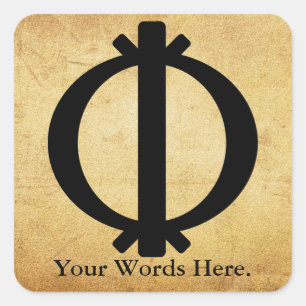 Sticker Carré Wawa Aba   Symbole de résistance et de résistance