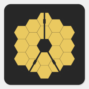 Sticker Carré Webb Space Telescope science nasa space universe