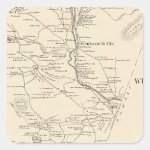 Sticker Carré Wentworth, Grafton Co