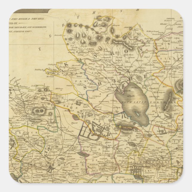 Sticker Carré West Fife (Devant)