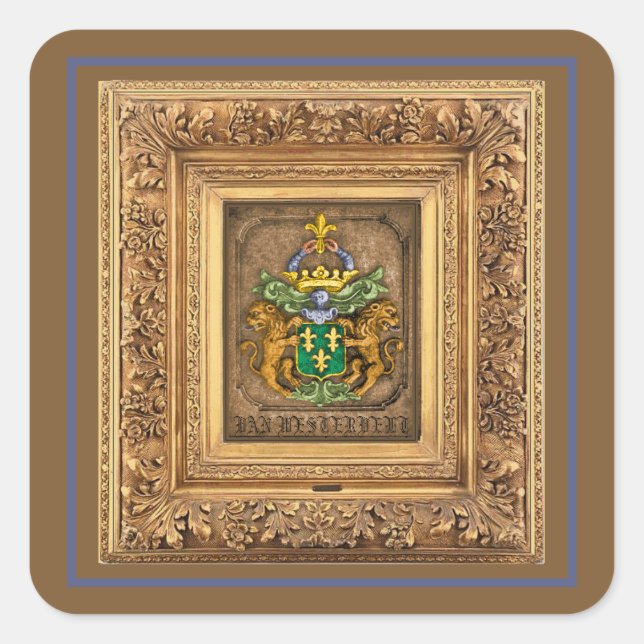 Sticker Carré Westerfield Dutch Family Coat Of Arms. (Devant)