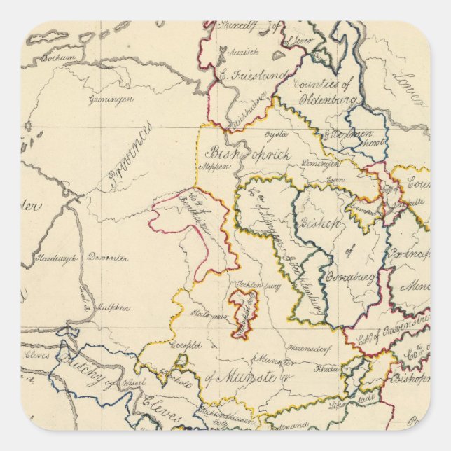 Sticker Carré Westphalie (Devant)